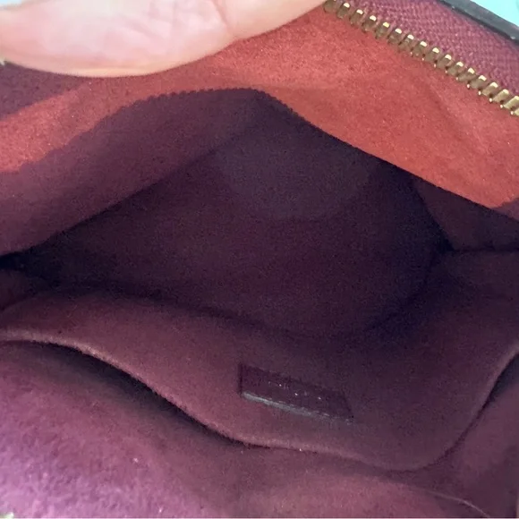 Louis Vuitton Pallas BB Monogram Brown and Burgundy Handbag - Picture 6 of 16